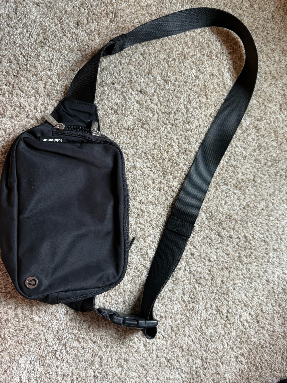 lululemon athletica Black Crossbody Sling Bag